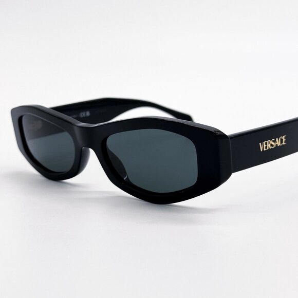 NEW VE4487 GB1/87 VERSACE SUNGLASSES BLACK EYEWEAR - Picture 6 of 10